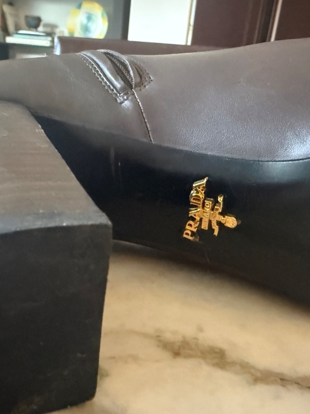 PRADA Platform Bootie SZ 39 - Picture 6 of 11